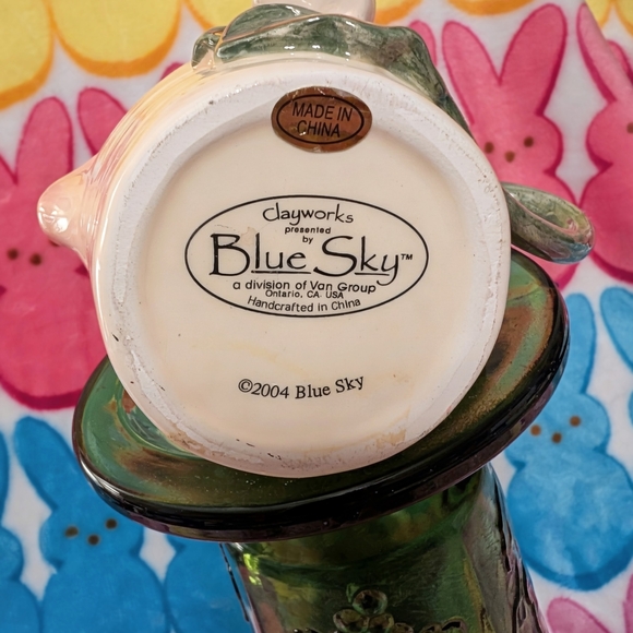 Heather Goldminc for Blue Sky Clayworks Pink Rose ceramic creamer - Picture 3 of 3